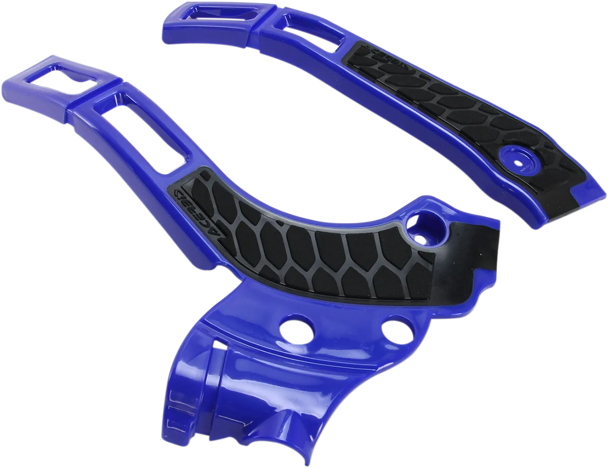 ACERBIS X-Grip Frame Guards - Blue/Black 2464741034