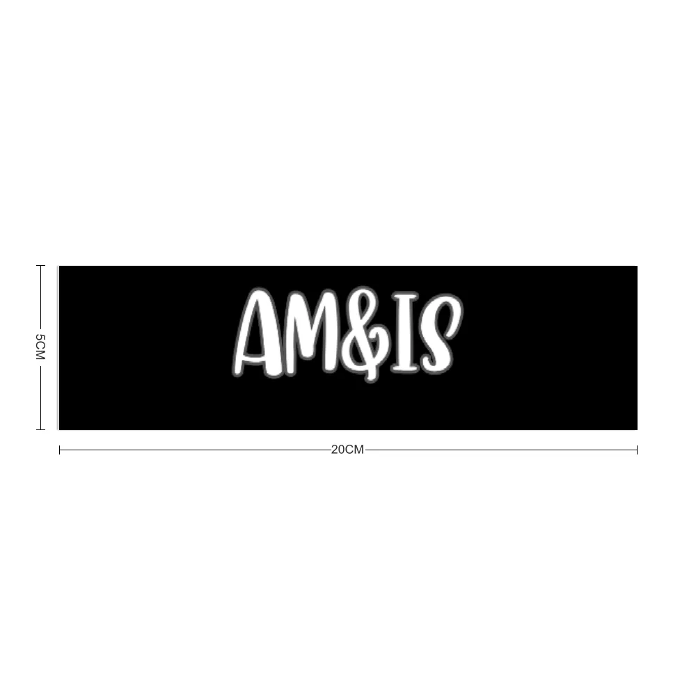 Am&Is Unisex Polyester Magic Scarf Headband - Black