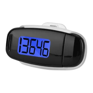 Blingbin 3D Pedometer for Walking, Simple Digital Step Counter with Removable Clip and Lanyard, USB Rechargeable Accurate Pedometers for Steps Track with Backlight for Men Women Kids Running Hiking