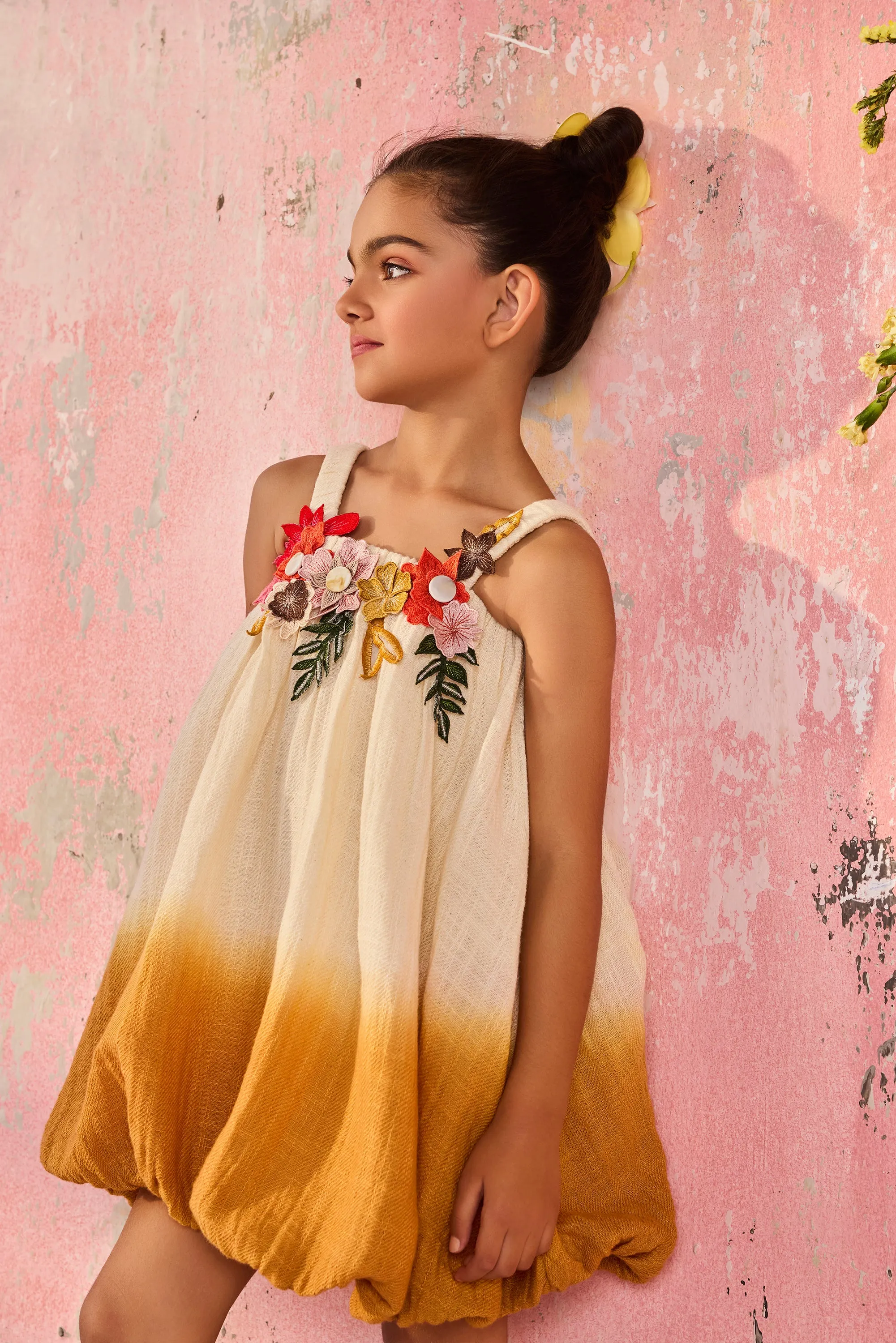 Blossom Dip Dye Dress