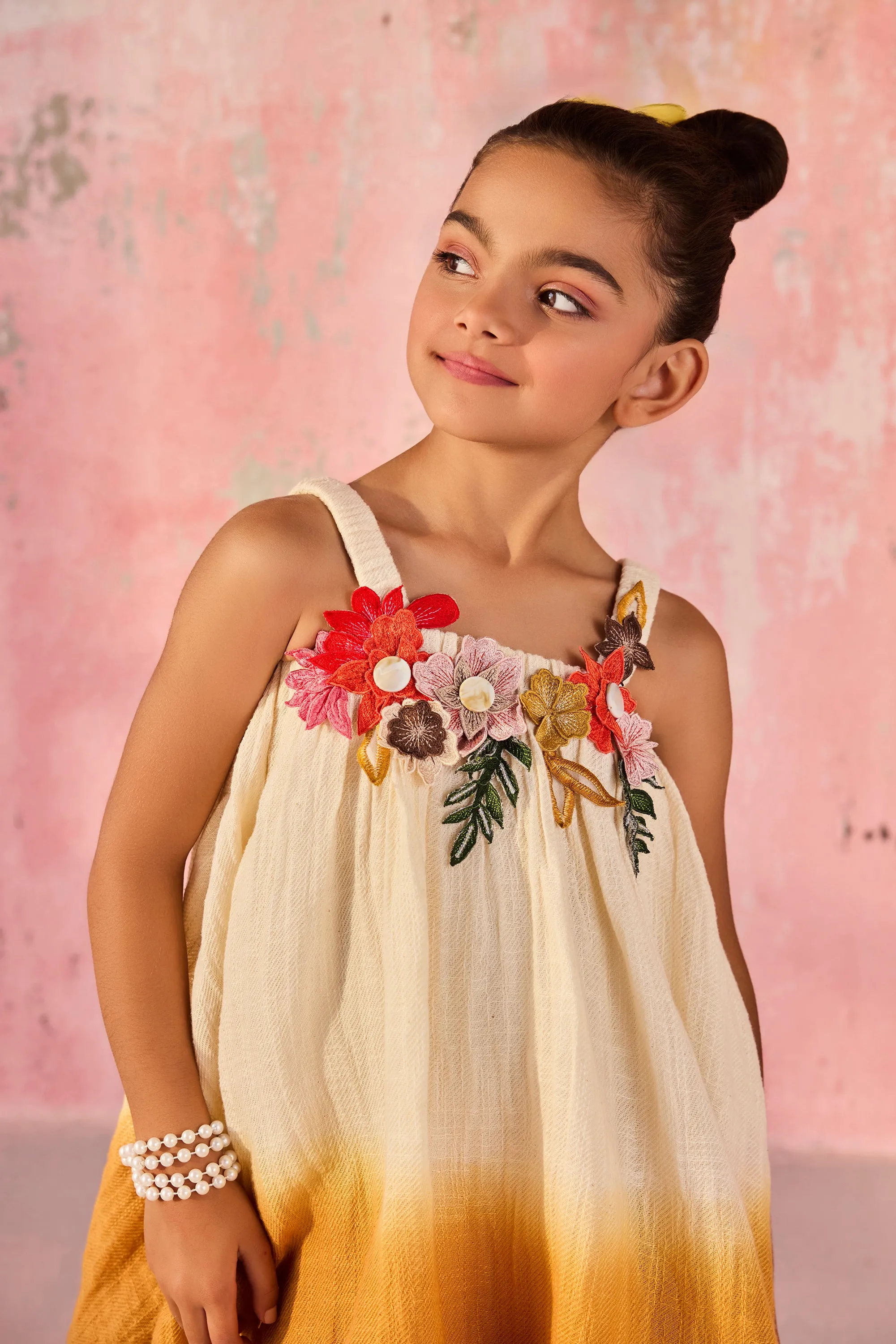Blossom Dip Dye Dress