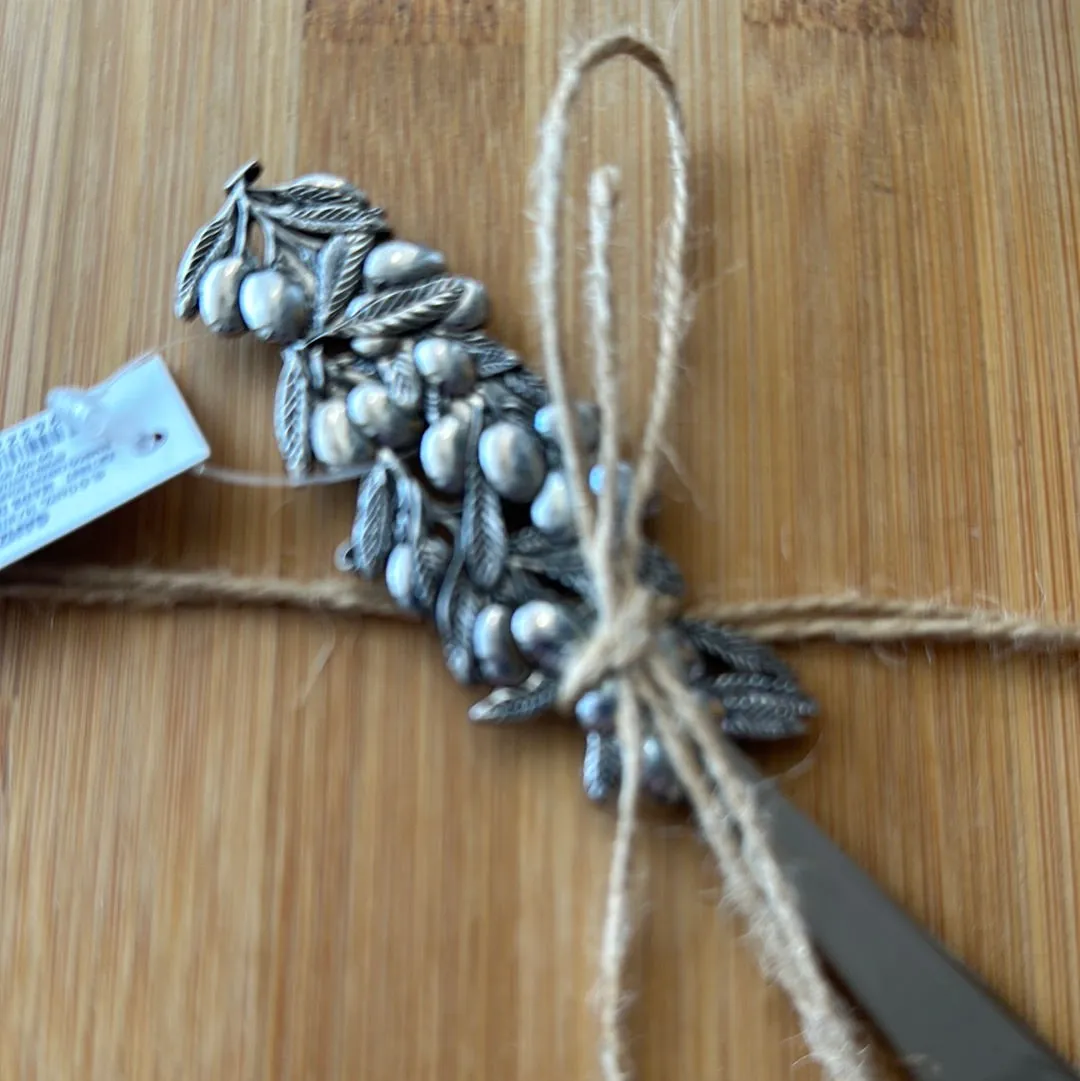 Cheese Board & Olive Spreader