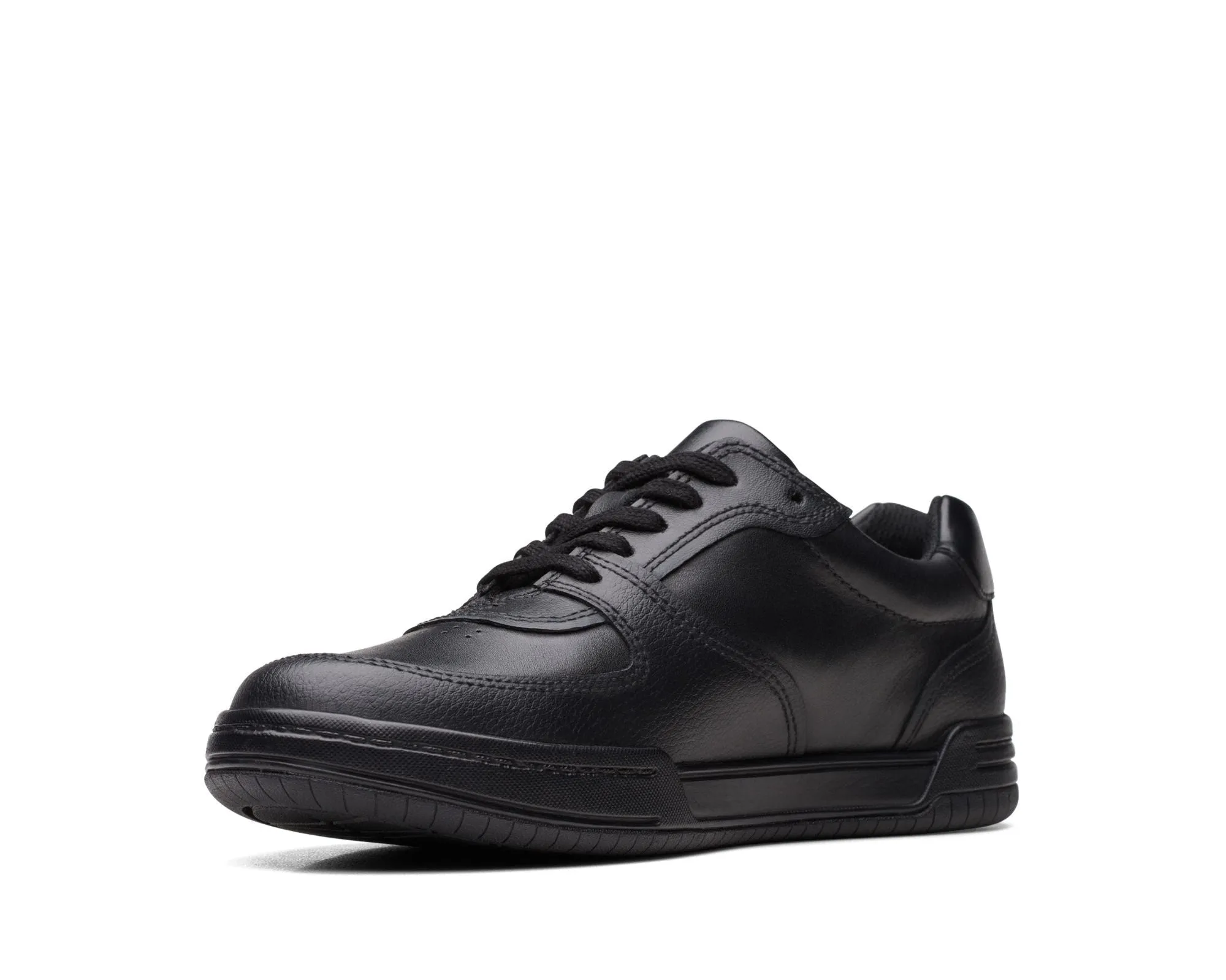 Clarks Fawn Lay Black Leather - Wide Width