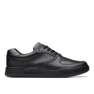 Clarks Fawn Lay Black Leather - Wide Width
