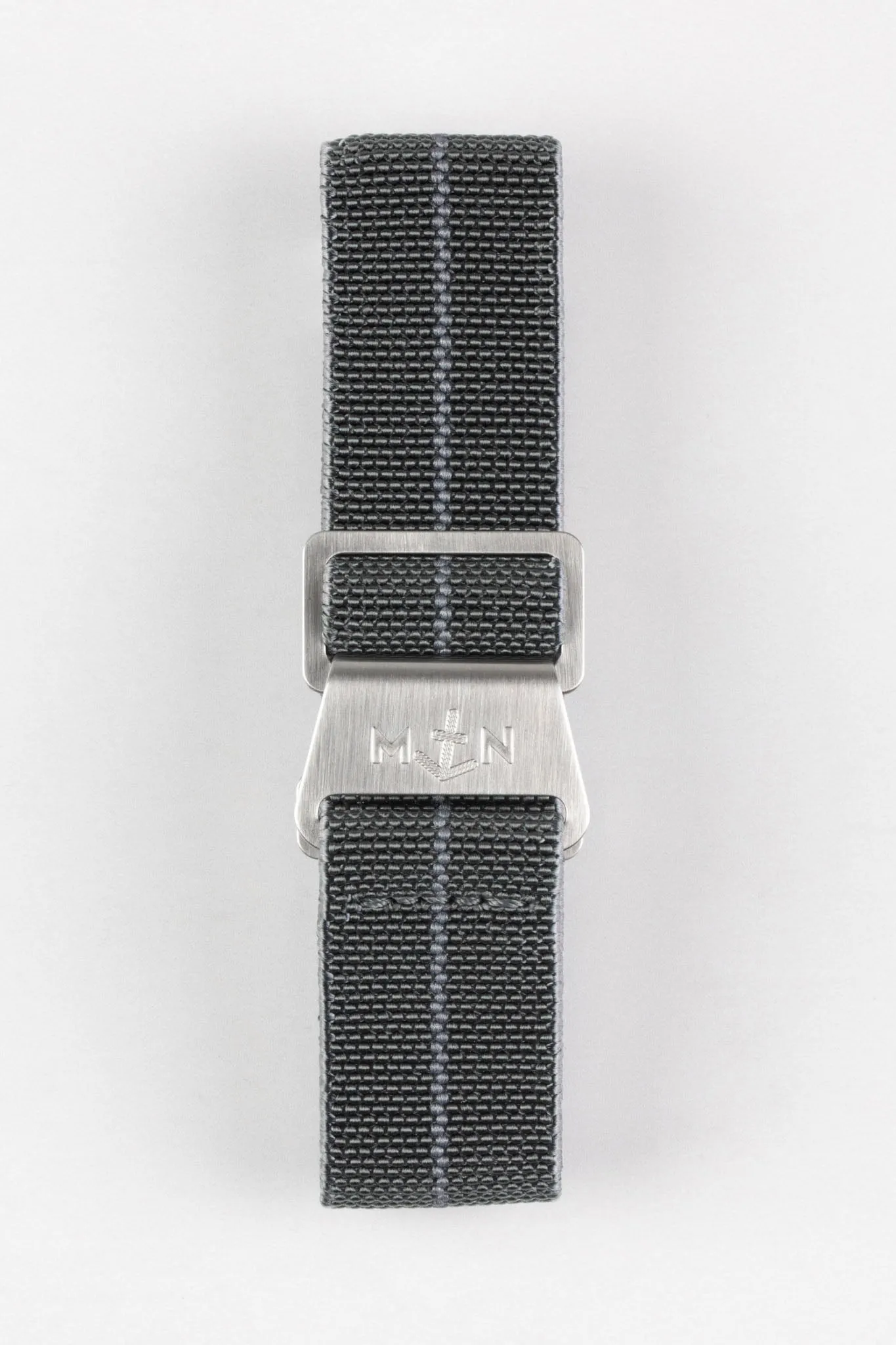 Erika's Originals MIRAGE MN™ Strap in TWO-TONE GREY - BRUSHED Hardware