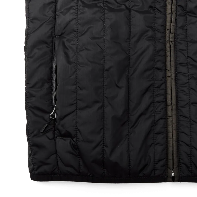 Filson Ultralight Insulated Vest - Black/Olive Gray