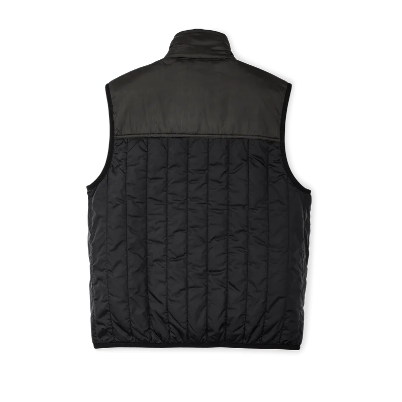 Filson Ultralight Insulated Vest - Black/Olive Gray