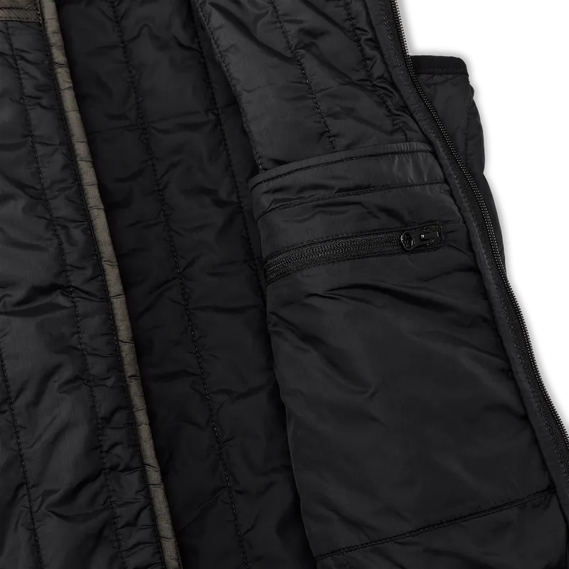 Filson Ultralight Insulated Vest - Black/Olive Gray