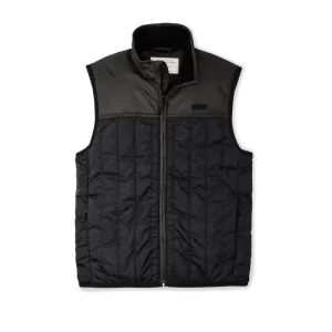 Filson Ultralight Insulated Vest - Black/Olive Gray