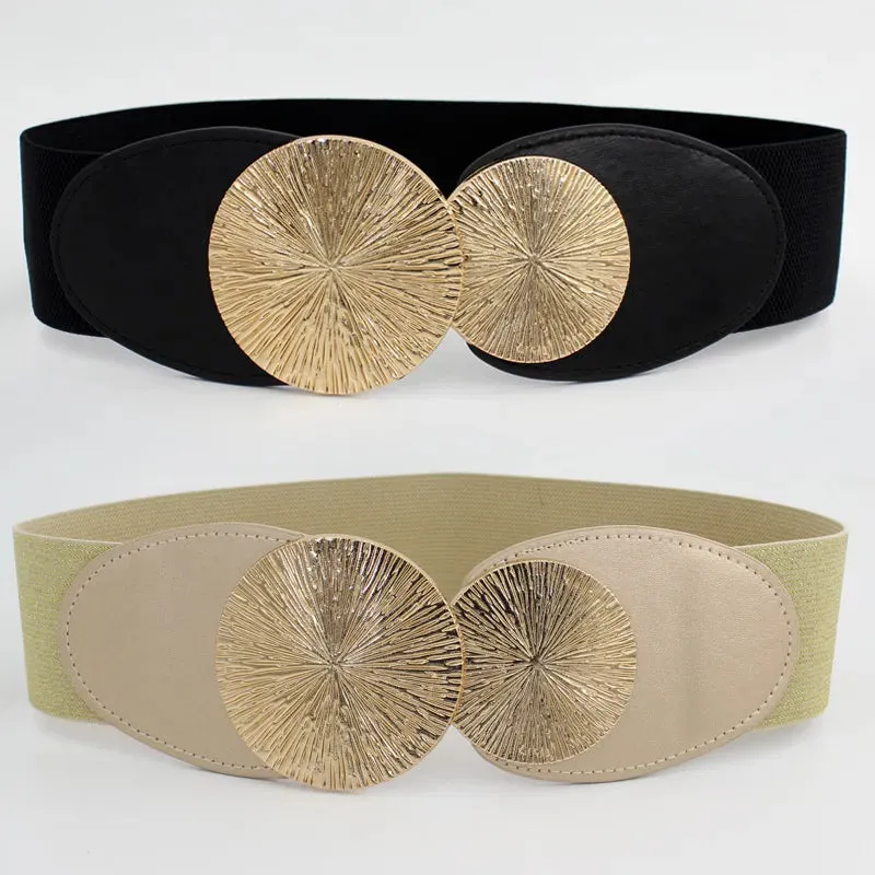 Girdle Korean Metal Round Elastic Belt
