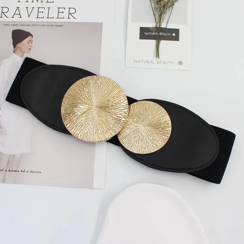 Girdle Korean Metal Round Elastic Belt