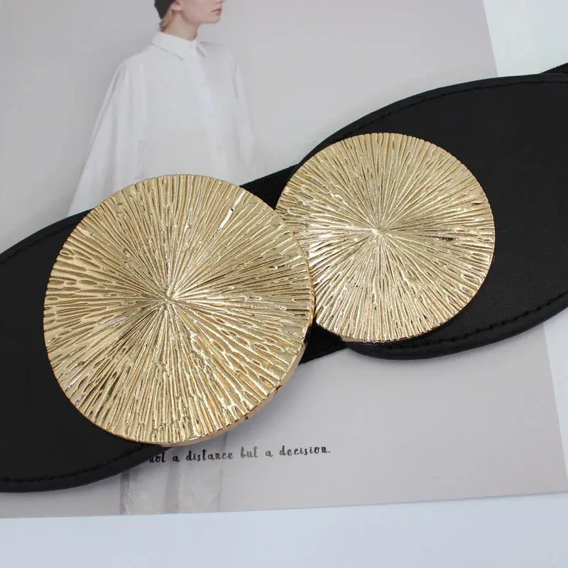 Girdle Korean Metal Round Elastic Belt