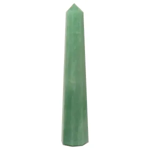 Green Aventurine Tower Wand Prosperity Point