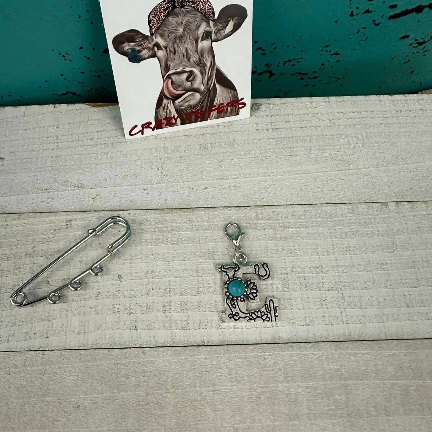 Initial Clip-on Charms: S