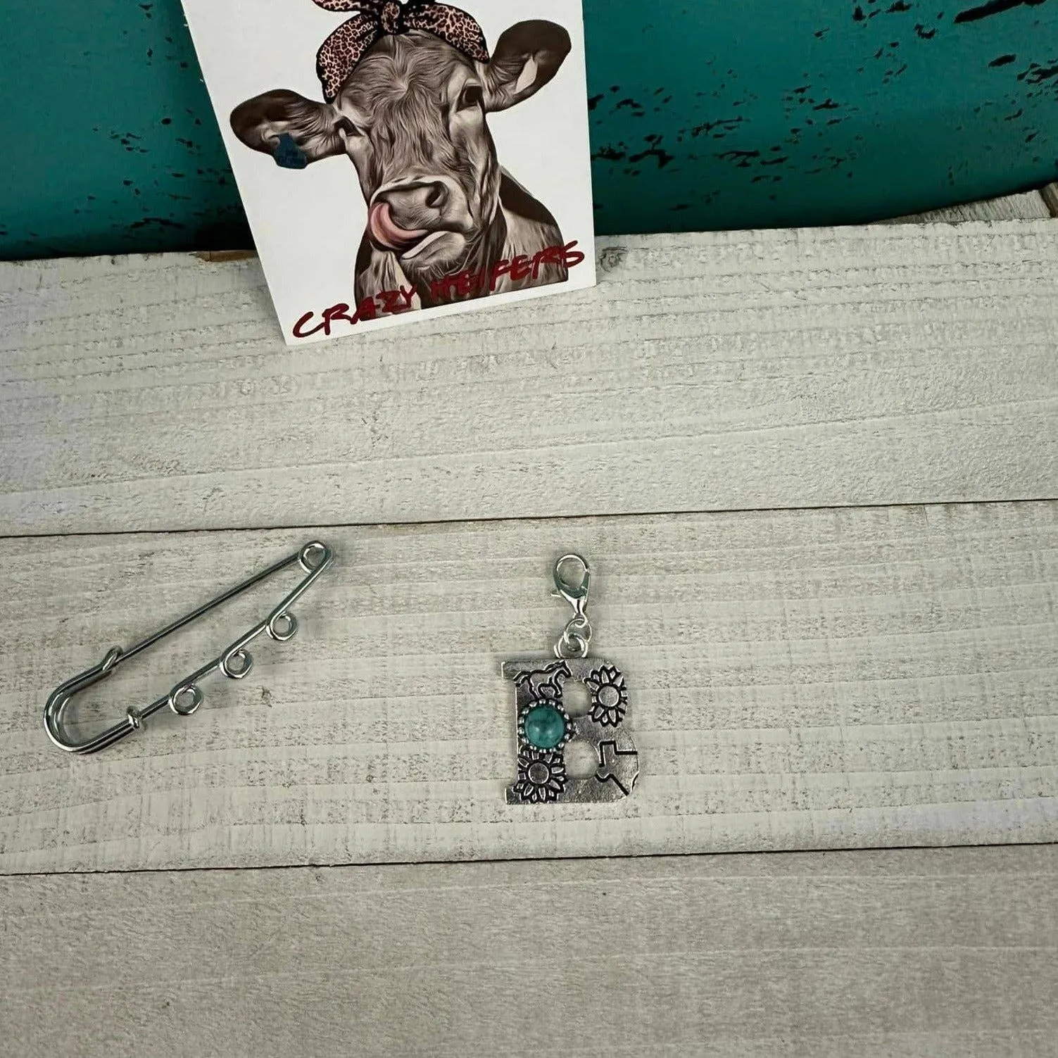 Initial Clip-on Charms: S