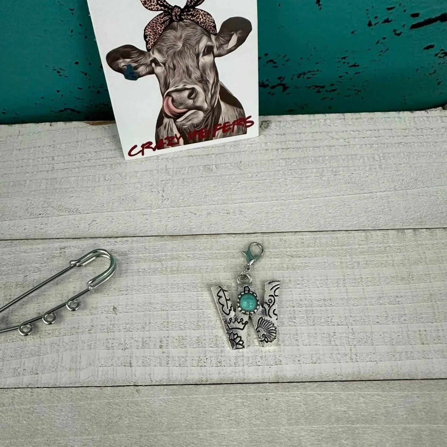 Initial Clip-on Charms: S