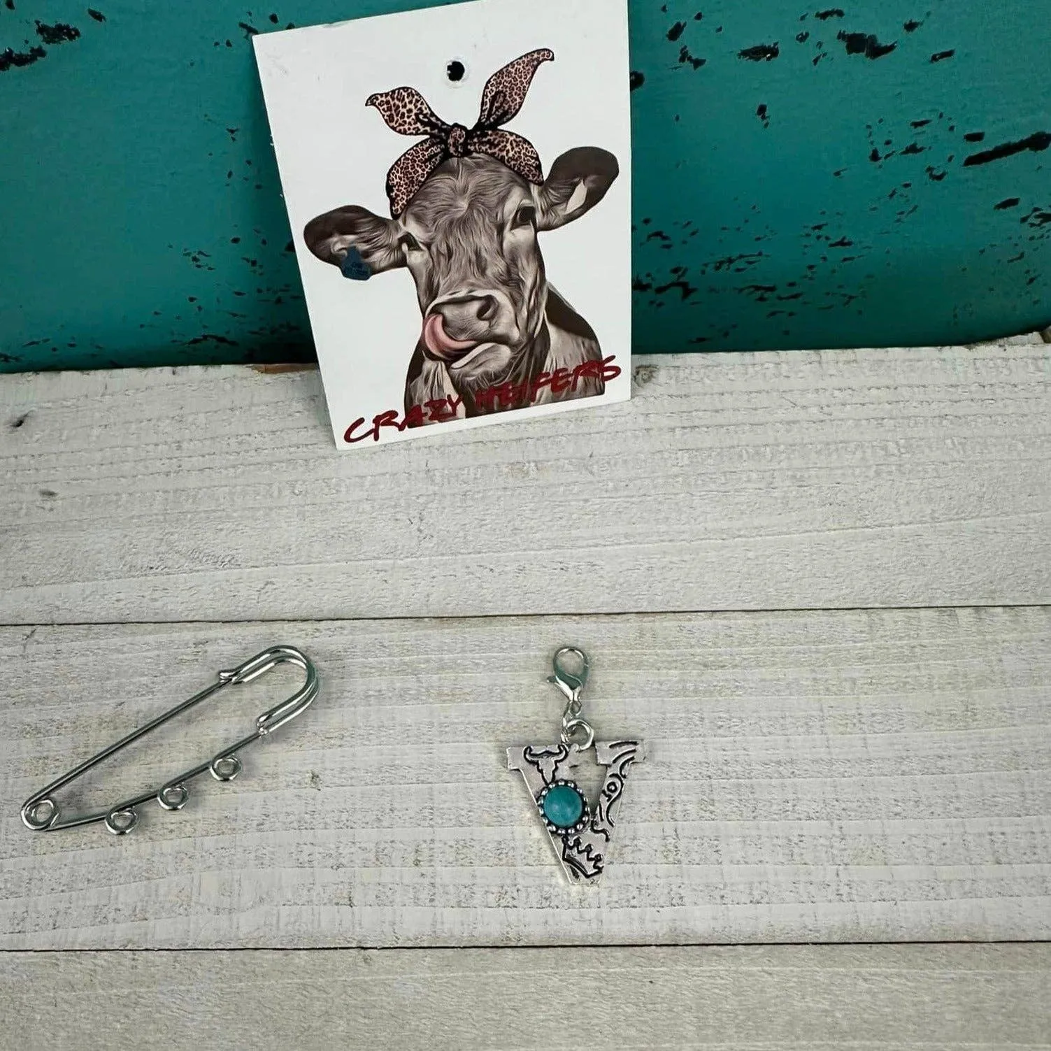 Initial Clip-on Charms: S