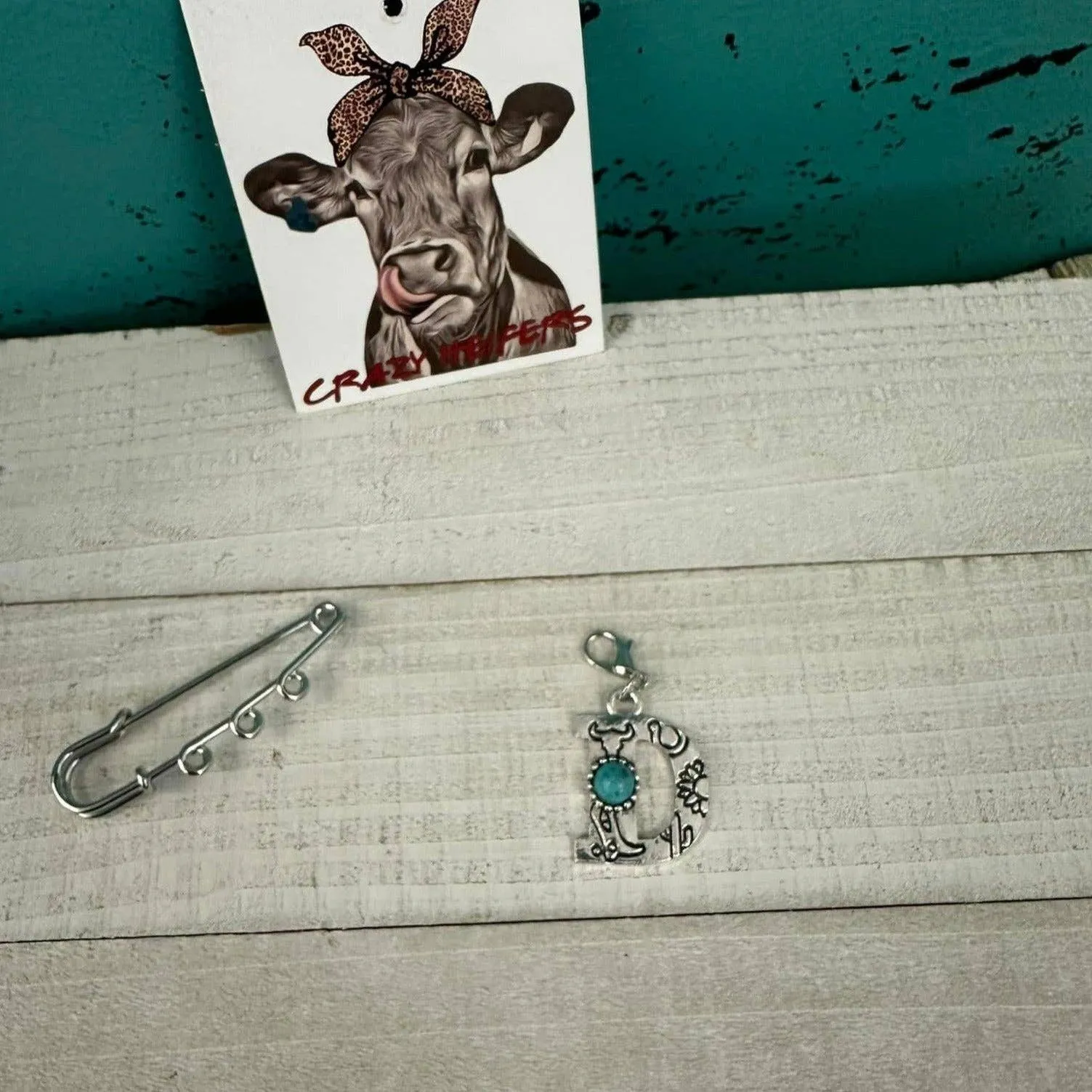 Initial Clip-on Charms: S