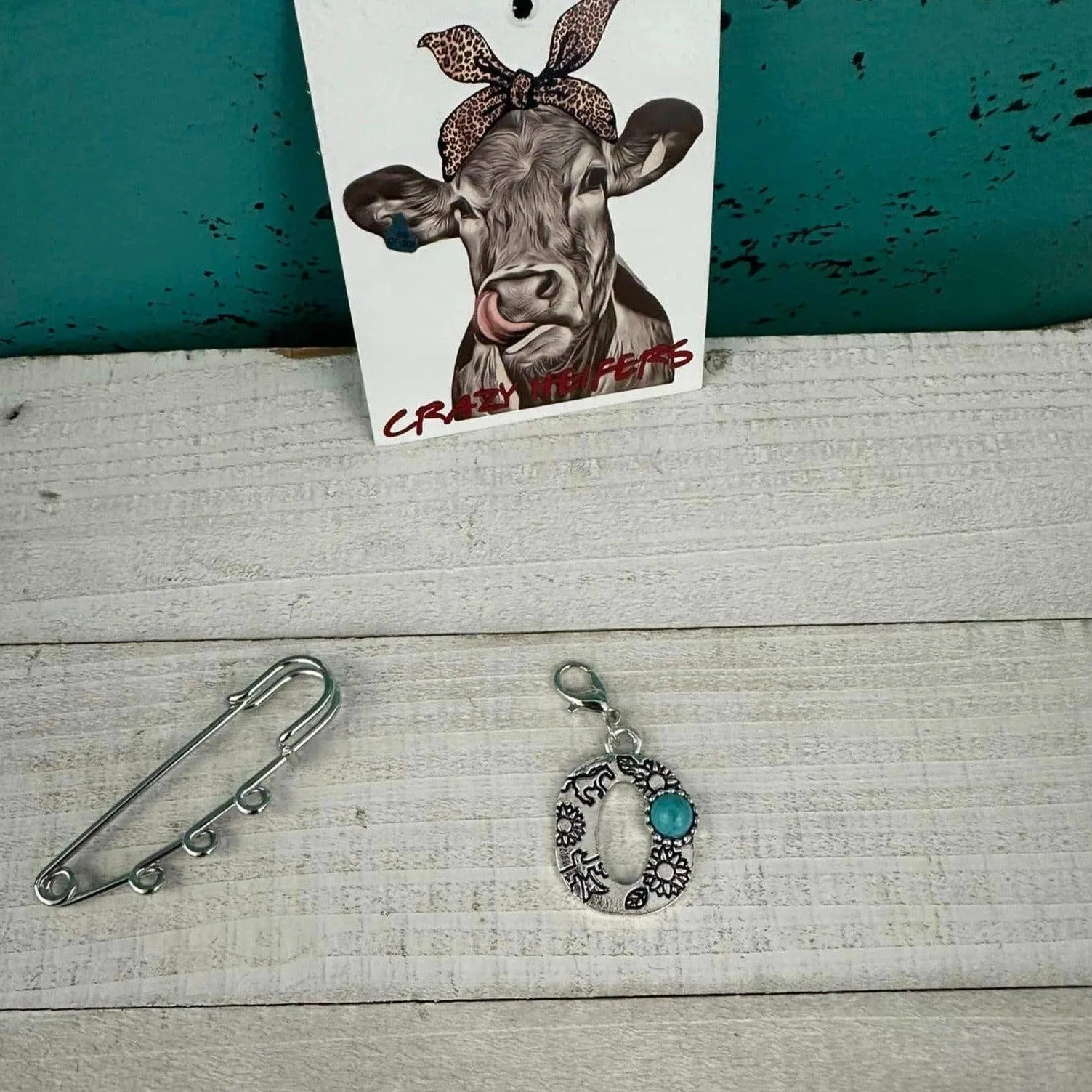 Initial Clip-on Charms: S