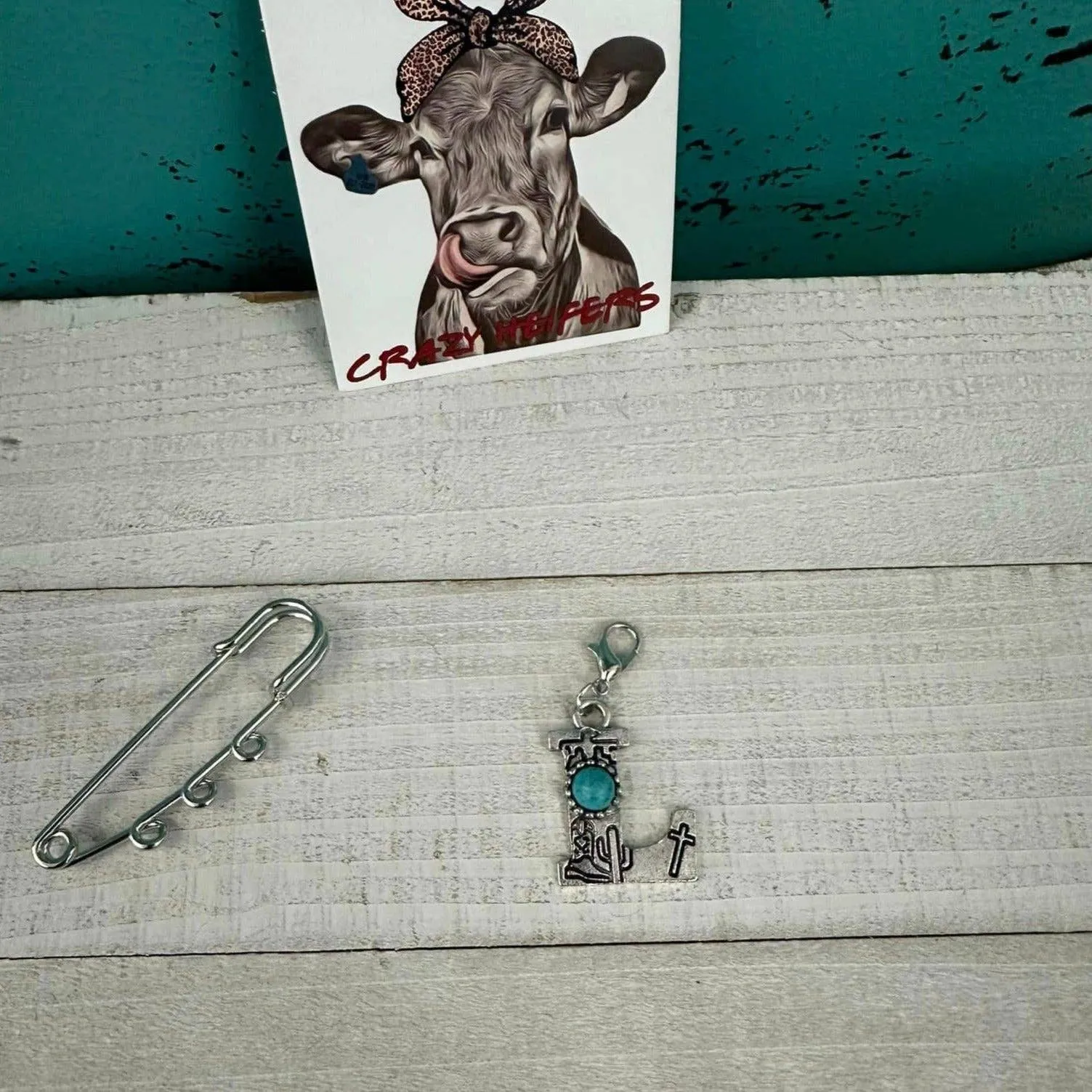 Initial Clip-on Charms: S