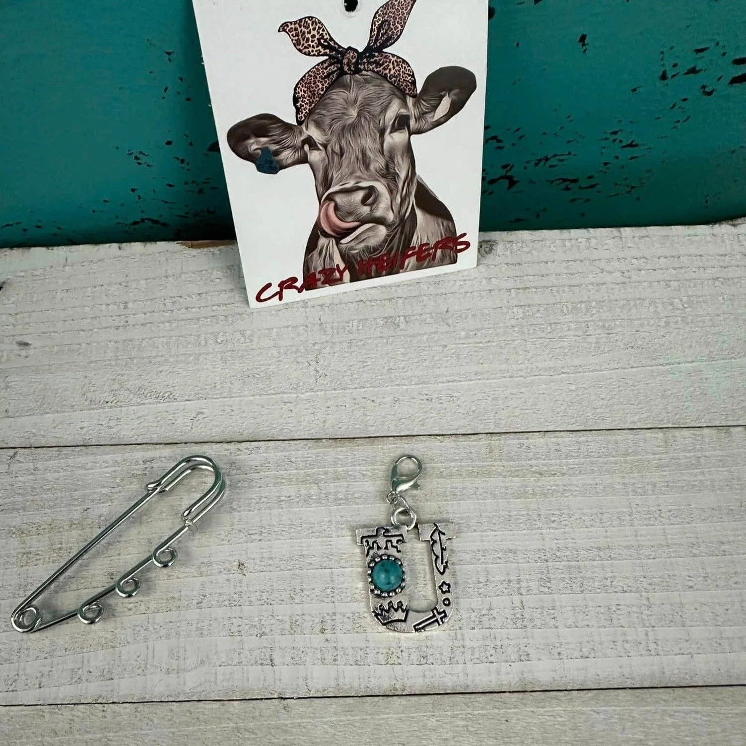 Initial Clip-on Charms: S
