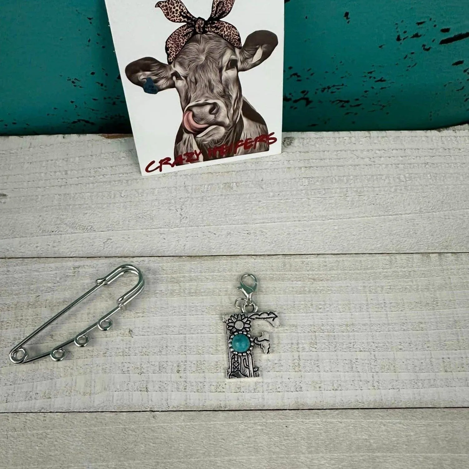 Initial Clip-on Charms: S