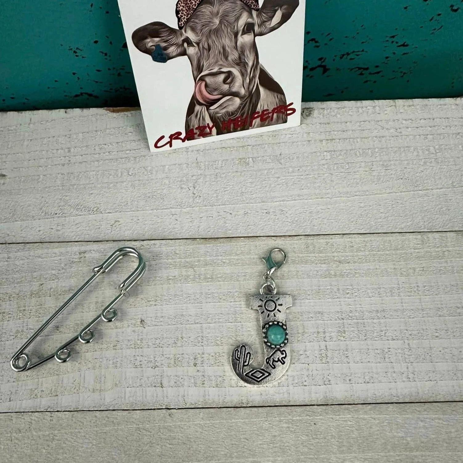 Initial Clip-on Charms: S