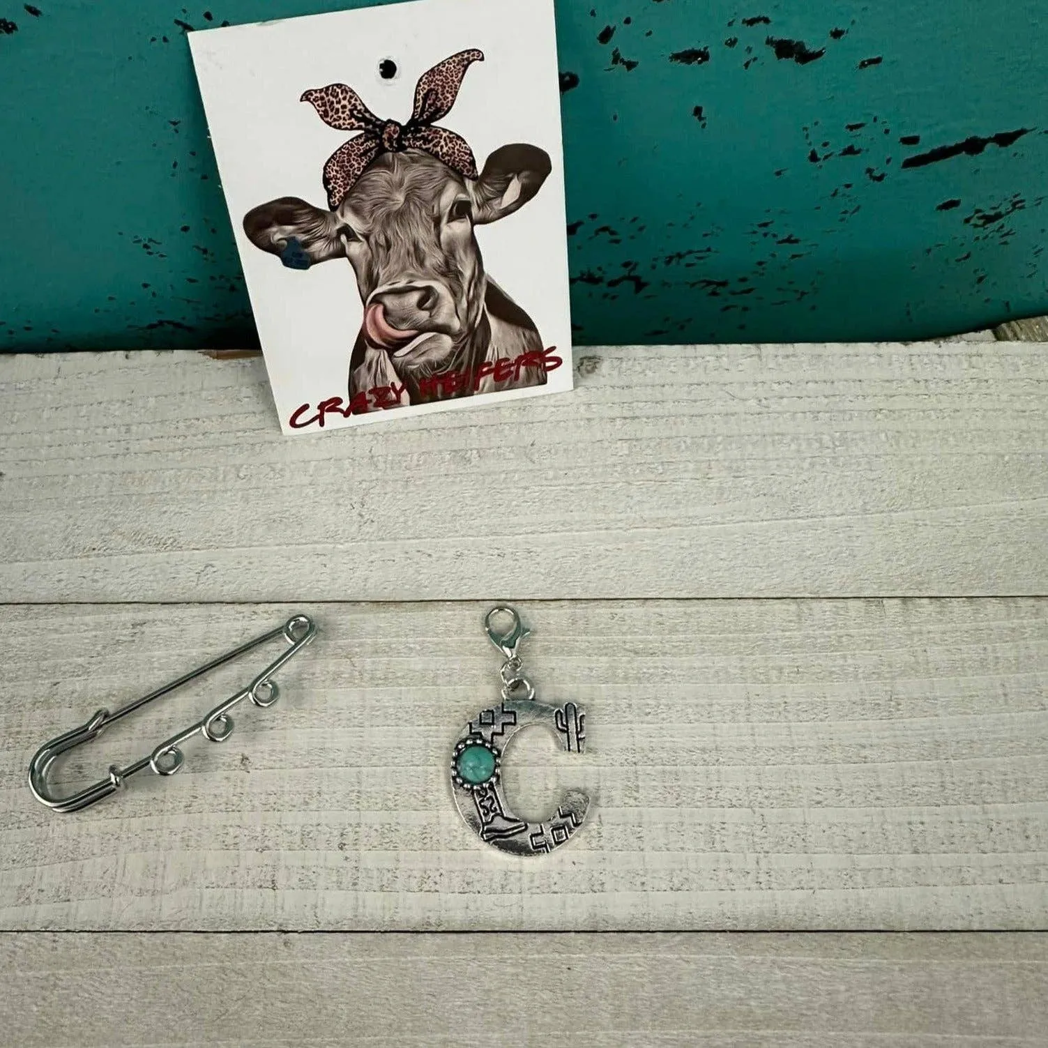Initial Clip-on Charms: S