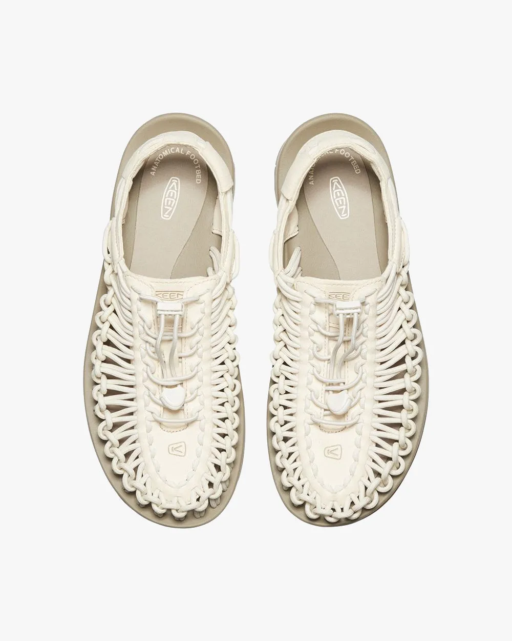 Keen Womens Uneek Sneaker - White Cap / Cornstalk