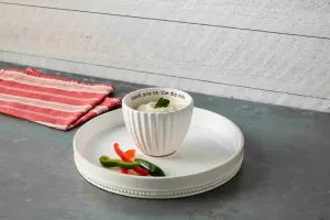 Mud Pie Reversal Pedestal Chip N Dip Set
