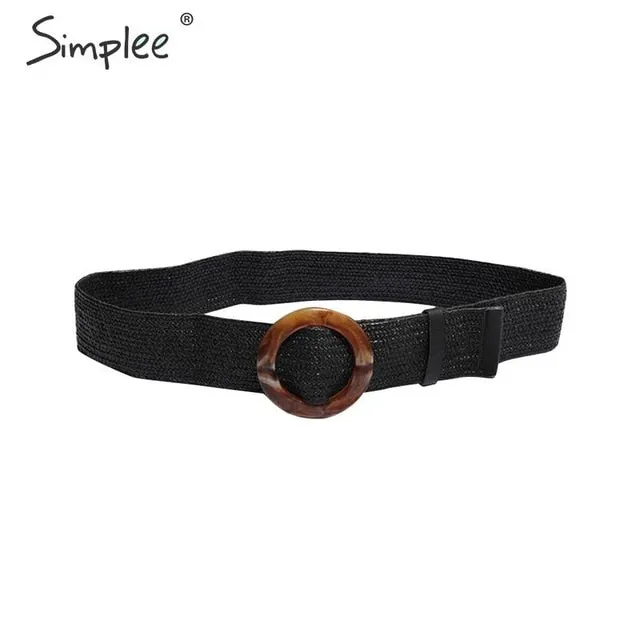 Simplee Bohemian wide belt for women